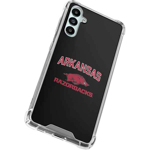 University of Arkansas-Fayetteville Razorbacks Black Galaxy A15 5G Clear Case