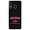 University of Arkansas-Fayetteville Razorbacks Black Galaxy A20 Clear Case