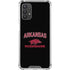 University of Arkansas-Fayetteville Razorbacks Black Galaxy A32 5G Clear Case