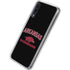 University of Arkansas-Fayetteville Razorbacks Black Galaxy A50 Clear Case