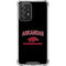 University of Arkansas-Fayetteville Razorbacks Black Galaxy A52 5G Clear Case