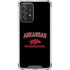 University of Arkansas-Fayetteville Razorbacks Black Galaxy A52 5G Clear Case
