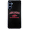 University of Arkansas-Fayetteville Razorbacks Black Galaxy A55 5G Clear Case