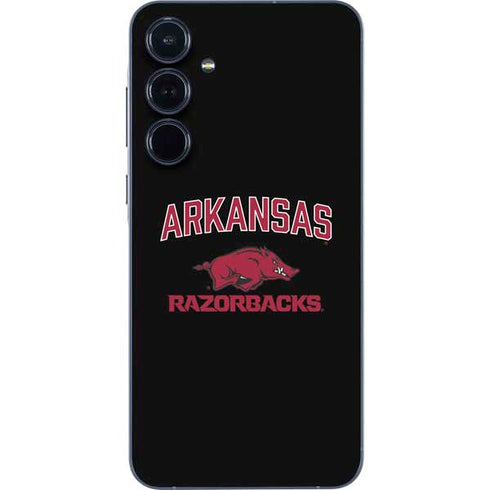 University of Arkansas-Fayetteville Razorbacks Black Galaxy A55 5G Skin