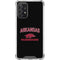University of Arkansas-Fayetteville Razorbacks Black Galaxy A72 5G Clear Case