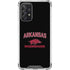 University of Arkansas-Fayetteville Razorbacks Black Galaxy A72 5G Clear Case