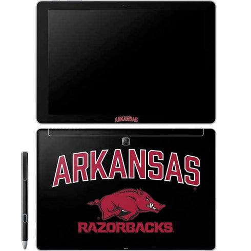University of Arkansas-Fayetteville Razorbacks Black Galaxy Book 12in Skin