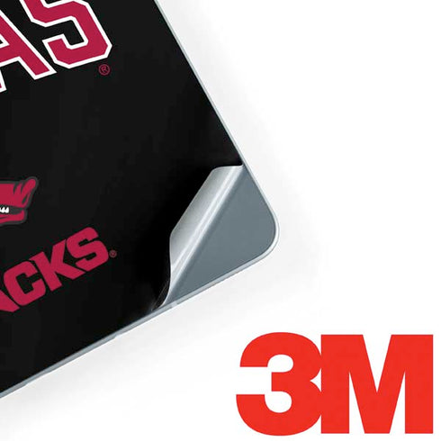 University of Arkansas-Fayetteville Razorbacks Black Galaxy Book 12in Skin