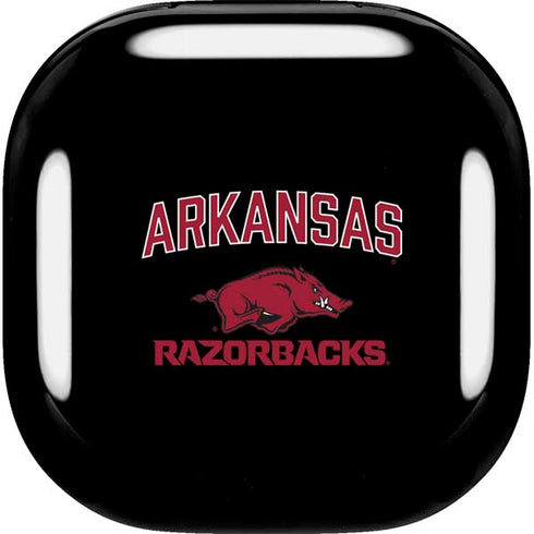 University of Arkansas-Fayetteville Razorbacks Black Galaxy Buds Live Skin