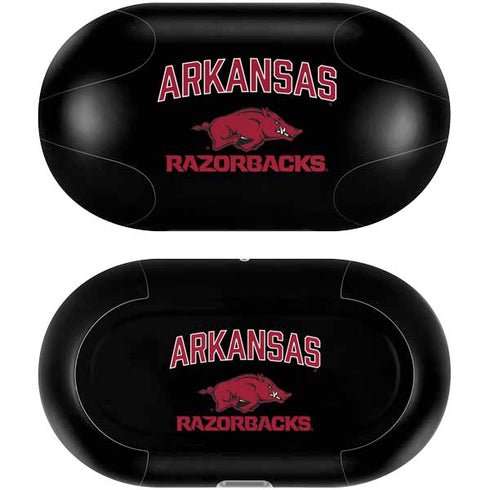 University of Arkansas-Fayetteville Razorbacks Black Galaxy Buds Plus Skin