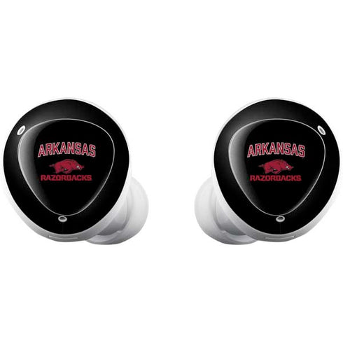 University of Arkansas-Fayetteville Razorbacks Black Galaxy Buds Plus Skin