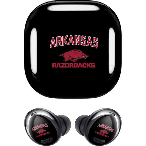 University of Arkansas-Fayetteville Razorbacks Black Galaxy Buds Pro Skin