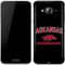 University of Arkansas-Fayetteville Razorbacks Black Galaxy J3 Skin