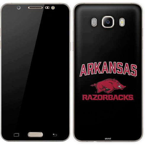 University of Arkansas-Fayetteville Razorbacks Black Galaxy J7 Skin