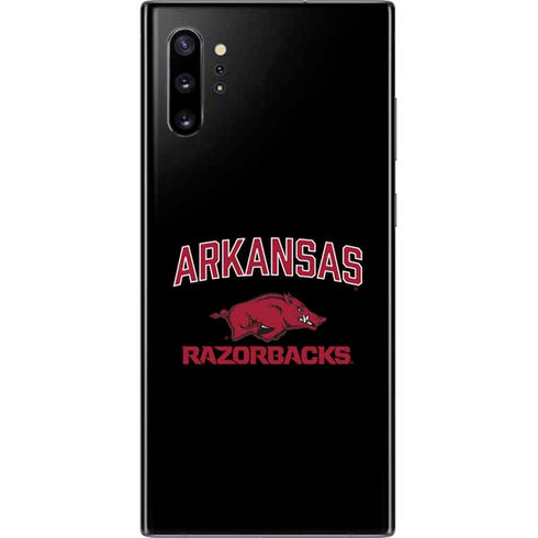 University of Arkansas-Fayetteville Razorbacks Black Galaxy Note 10 Plus Skin