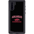 University of Arkansas-Fayetteville Razorbacks Black Galaxy Note 10 Waterproof Case
