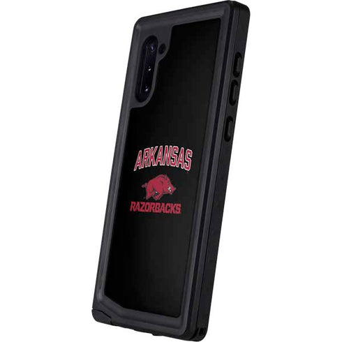 University of Arkansas-Fayetteville Razorbacks Black Galaxy Note 10 Waterproof Case