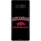 University of Arkansas-Fayetteville Razorbacks Black Galaxy Note 8 Skin