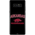 University of Arkansas-Fayetteville Razorbacks Black Galaxy Note 8 Skin