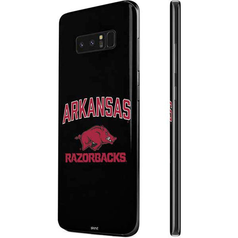 University of Arkansas-Fayetteville Razorbacks Black Galaxy Note 8 Skin