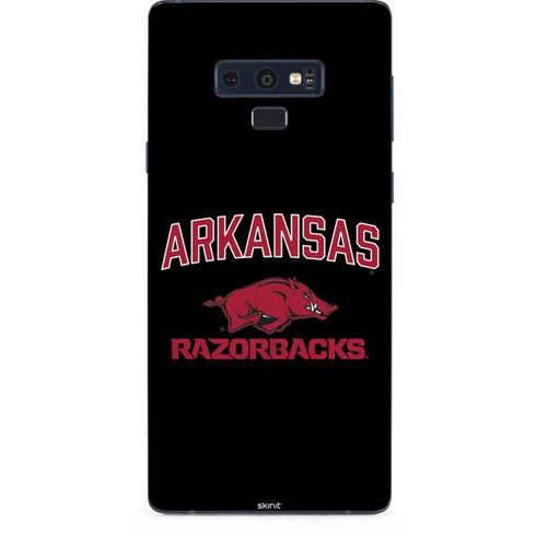 University of Arkansas-Fayetteville Razorbacks Black Galaxy Note 9 Skin
