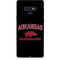 University of Arkansas-Fayetteville Razorbacks Black Galaxy Note 9 Skin