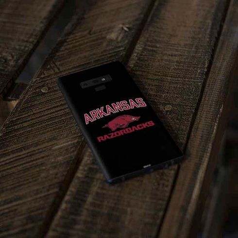 University of Arkansas-Fayetteville Razorbacks Black Galaxy Note 9 Skin