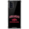 University of Arkansas-Fayetteville Razorbacks Black Galaxy Note20 5G Clear Case