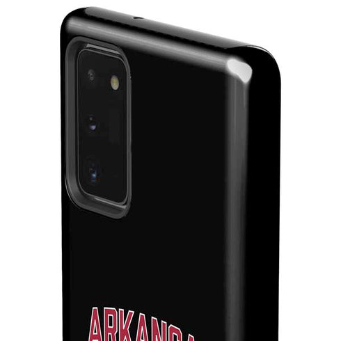 University of Arkansas-Fayetteville Razorbacks Black Galaxy Note20 5G Pro Case
