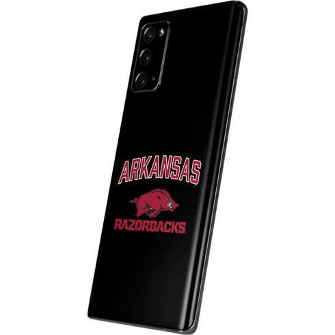 University of Arkansas-Fayetteville Razorbacks Black Galaxy Note20 5G Skin