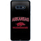University of Arkansas-Fayetteville Razorbacks Black Galaxy S10e Skin