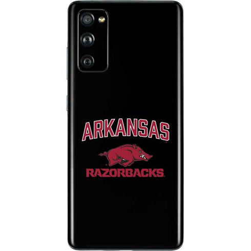 University of Arkansas-Fayetteville Razorbacks Black Galaxy S20 Fan Edition Skin