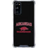 University of Arkansas-Fayetteville Razorbacks Black Galaxy S20 FE Clear Case