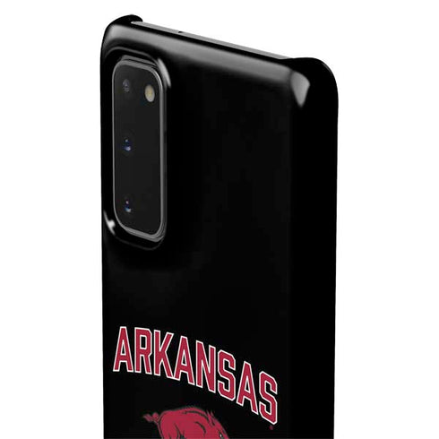 University of Arkansas-Fayetteville Razorbacks Black Galaxy S20 Lite Case