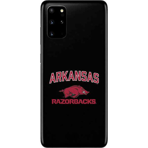 University of Arkansas-Fayetteville Razorbacks Black Galaxy S20 Plus Skin