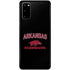 University of Arkansas-Fayetteville Razorbacks Black Galaxy S20 Skin