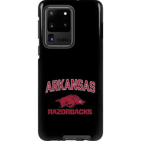 University of Arkansas-Fayetteville Razorbacks Black Galaxy S20 Ultra 5G Pro Case