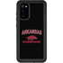 University of Arkansas-Fayetteville Razorbacks Black Galaxy S20 Waterproof Case