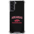 University of Arkansas-Fayetteville Razorbacks Black Galaxy S21 5G Clear Case