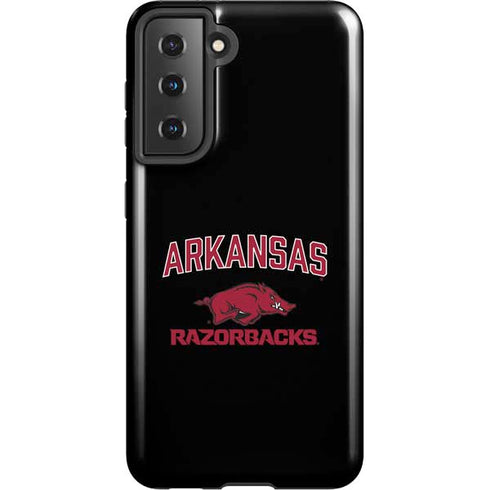 University of Arkansas-Fayetteville Razorbacks Black Galaxy S21 5G Pro Case