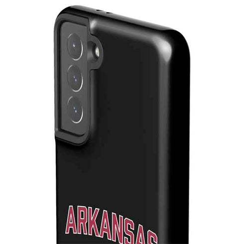 University of Arkansas-Fayetteville Razorbacks Black Galaxy S21 5G Pro Case