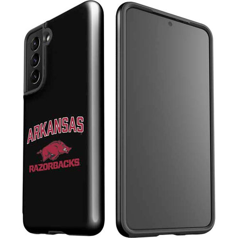 University of Arkansas-Fayetteville Razorbacks Black Galaxy S21 5G Pro Case