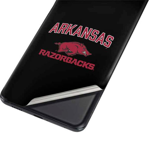 University of Arkansas-Fayetteville Razorbacks Black Galaxy S21 5G Skin