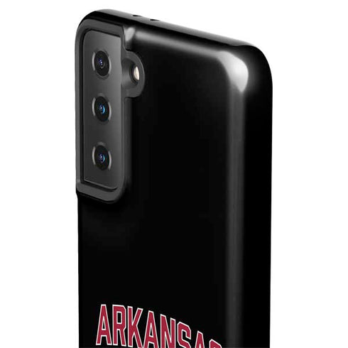University of Arkansas-Fayetteville Razorbacks Black Galaxy S21 FE Pro Case