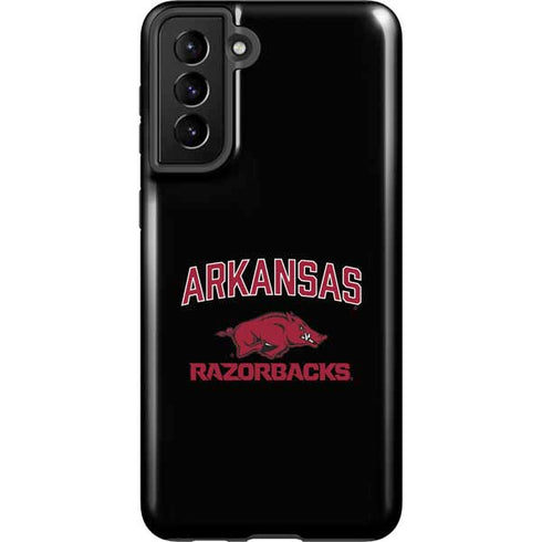 University of Arkansas-Fayetteville Razorbacks Black Galaxy S21 Plus 5G Pro Case