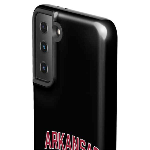University of Arkansas-Fayetteville Razorbacks Black Galaxy S21 Plus 5G Pro Case