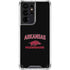 University of Arkansas-Fayetteville Razorbacks Black Galaxy S21 Ultra 5G Clear Case
