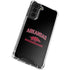 University of Arkansas-Fayetteville Razorbacks Black Galaxy S22 Clear Case