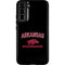 University of Arkansas-Fayetteville Razorbacks Black Galaxy S22 Plus Pro Case