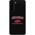 University of Arkansas-Fayetteville Razorbacks Black Galaxy S22 Skin